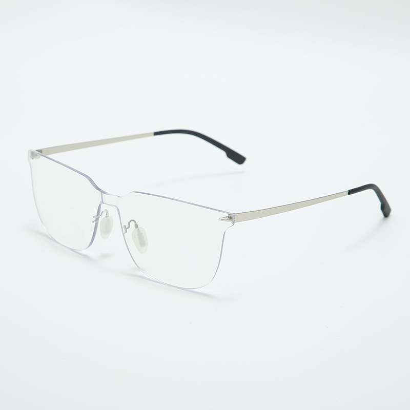 Womens Rimless Bifocal Reading Glasses Gradient Sunglasses