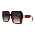 thumbnail image 1 of Womens Rimless Mod Luxe Rhinestone Metal Engrave Butterfly Designer Sunglasses Burgundy Smoke, 1 of 4