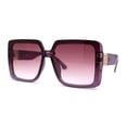 thumbnail image 1 of Womens Rimless Mod Luxe Rhinestone Metal Engrave Butterfly Designer Sunglasses Purple, 1 of 4