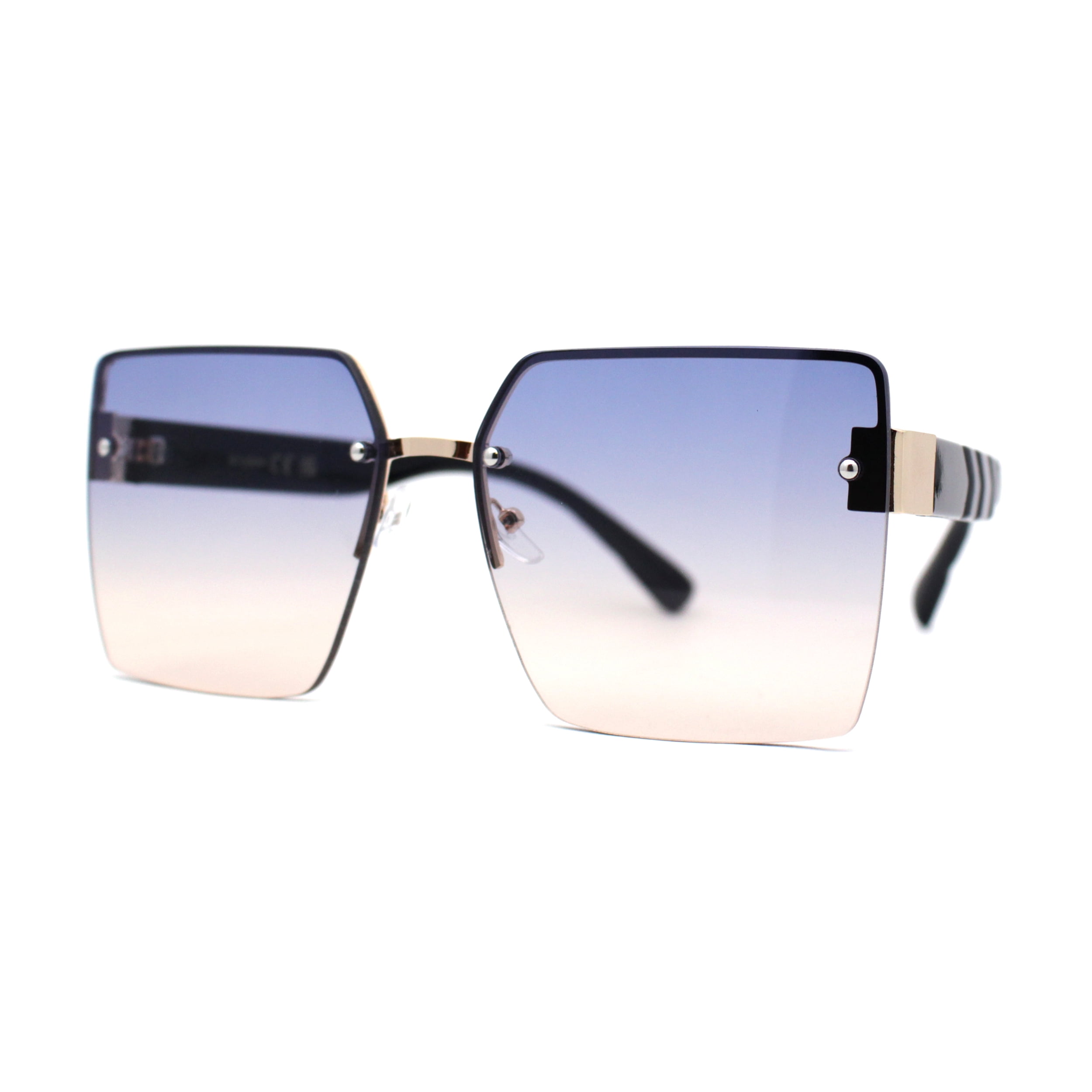 KAREN WALKER THE BIRD 58MM RIMLESS SUNGLASSES - SMOKE/ GOLD Karen Walker products for sale | eBay main image 4
