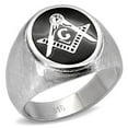 thumbnail image 1 of Womens Rings High polished (no plating) 316L Stainless Steel Ring with No Stone TK031, 1 of 6