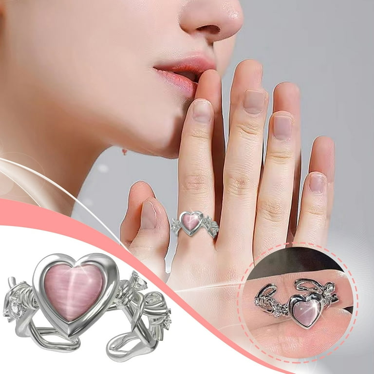 Heart 2024 adjustable ring