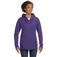 thumbnail image 1 of Womens Ringspun French Terry Crossneck Hooded Sweatshirt, 1 of 1