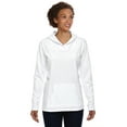 thumbnail image 1 of Womens Ringspun French Terry Crossneck Hooded Sweatshirt, 1 of 1