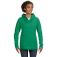 thumbnail image 1 of Womens Ringspun French Terry Crossneck Hooded Sweatshirt, 1 of 1