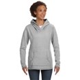 thumbnail image 1 of Womens Ringspun French Terry Crossneck Hooded Sweatshirt, 1 of 1
