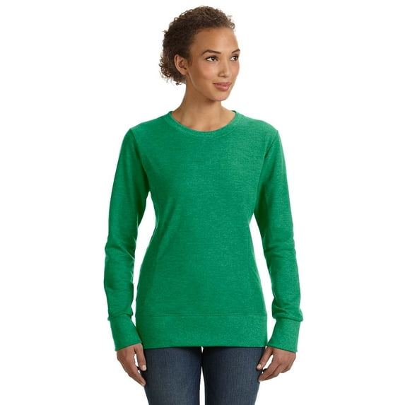 Womens Ringspun French Terry Mid-Scoop Sweatshirt