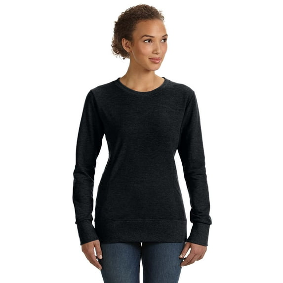 Womens Ringspun French Terry Mid-Scoop Sweatshirt