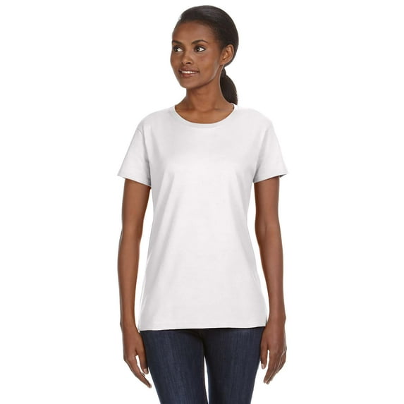 Womens Ringspun Midweight Mid-Scoop T-Shirt