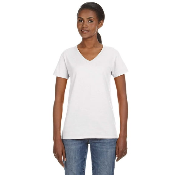 Womens Ringspun V-Neck T-Shirt