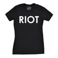 thumbnail image 1 of Womens Riot T shirt Funny Shirt for Ladies National Novelty Tees Humor Womens Graphic Tees, 1 of 6