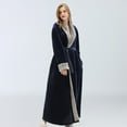 thumbnail image 1 of Womens Robe Soft Bathrobe Cute Long Coat Night Robe Womens plus Size Long Robe for Woman Women Japanese Kimono Robe Cow Robe Women's Robes Long 3x Womens Robe Hooded Long Bathrobe Towel Soft Womens, 1 of 4