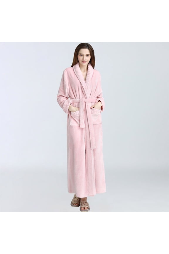Womens Robe Soft Bathrobe Cute Long Coat Nightgown Nightdress Women's Bathrobes Long 2x Womens Vest with Hood Warm Towel Dresses for Women Spa Bath Towel Wrap for Ladies plus Size Women Robes