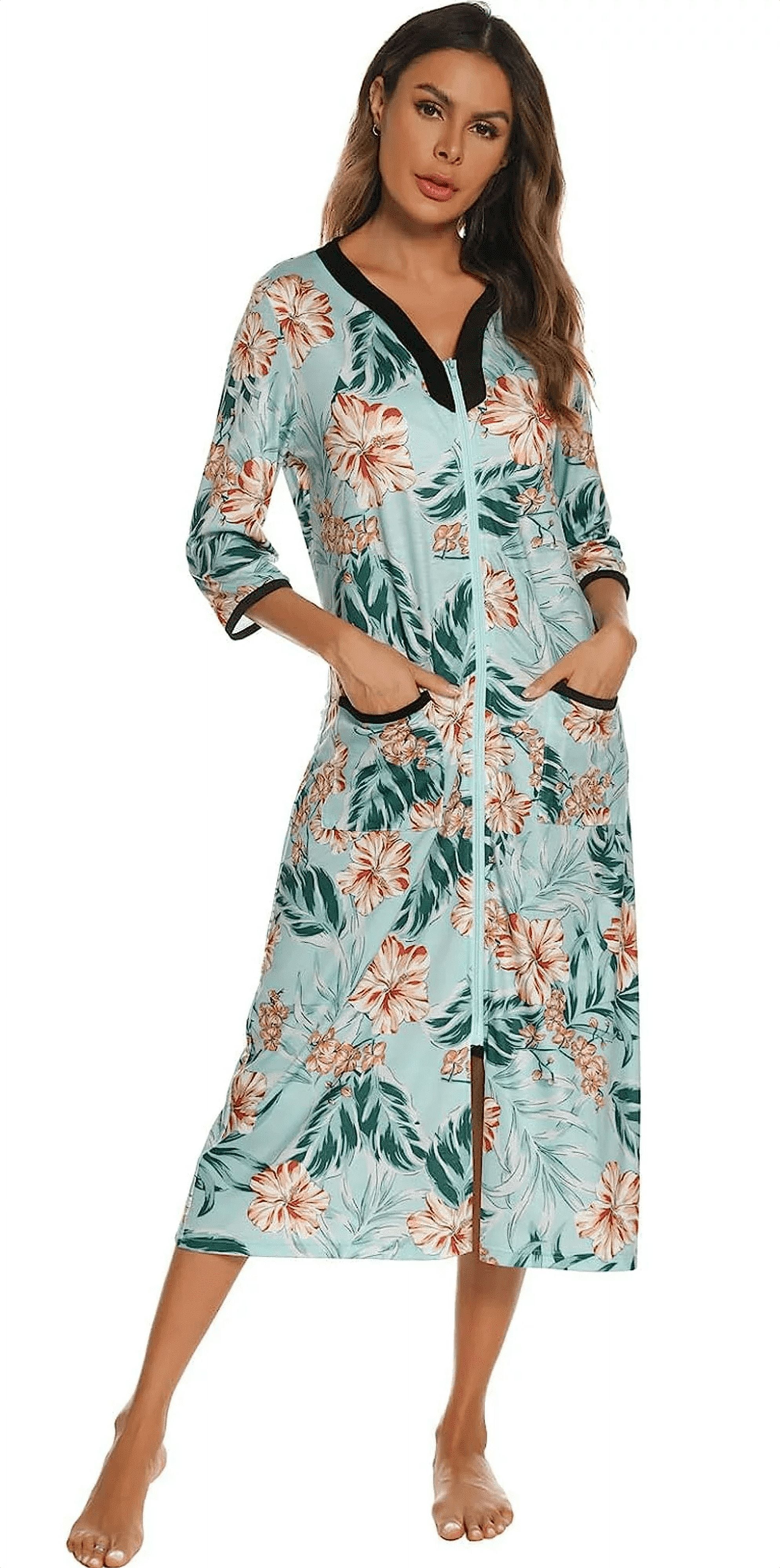 驚きの値段での商品をすべて Womens Women for Robe Summer Lightweight LONGHUSHAN Robes: その他