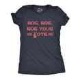 thumbnail image 1 of Womens Roe Roe Roe Your Vote T Shirt Awesome Womens Rights Row V Wade Graphic Tee for Ladies Womens Graphic Tees, 1 of 9