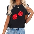 thumbnail image 1 of Womens Roll The Dice T-Shirt, 1 of 5