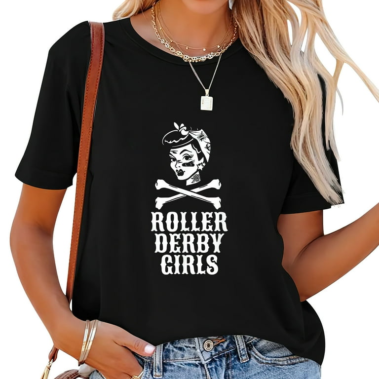 Roller Derby Girls Pinup Flat Track Roller Derby Shirt Roller Derby Girls Pinup Flat Track Roller Derby Shirt