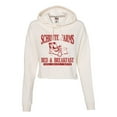 thumbnail image 1 of Womens Room Themes Schrute Farms Bed & Breakfast Cropped Hooded Sweatshirt, 1 of 1