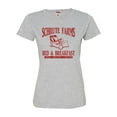 thumbnail image 1 of Womens Room Themes Schrute Farms Bed & Breakfast Deluxe Soft T-Shirt, 1 of 1