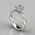 thumbnail image 1 of Womens Rose Gold Plated Lingering 18K Gold Diamond Ring, 1 of 10