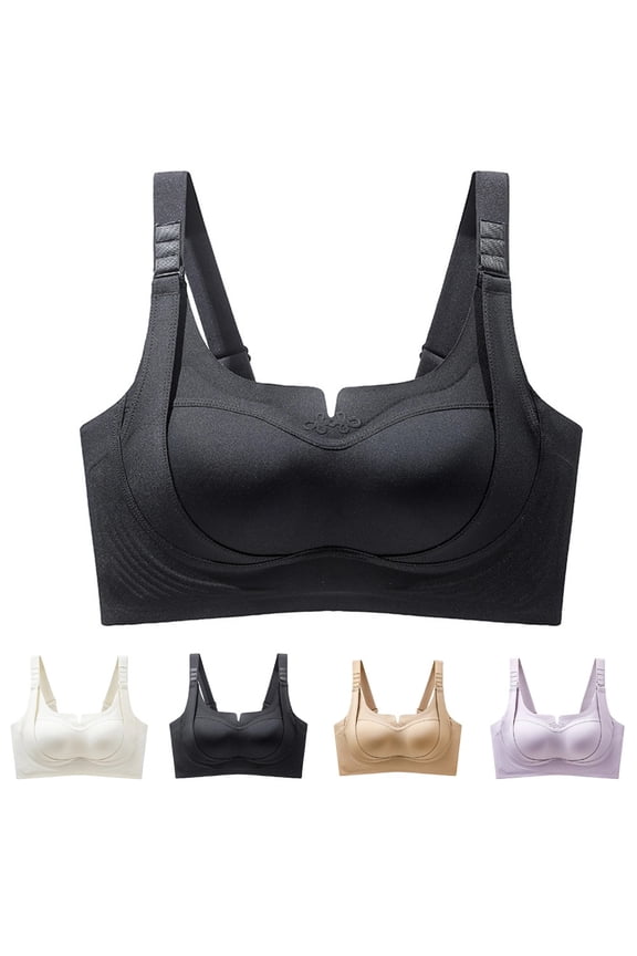 Womens Rosy Lift Bras Push Up Full Coverage Custom Bust Shaping Bra Wireless Comfy Soft Bralettes for Seniors 2026 24# Black 42