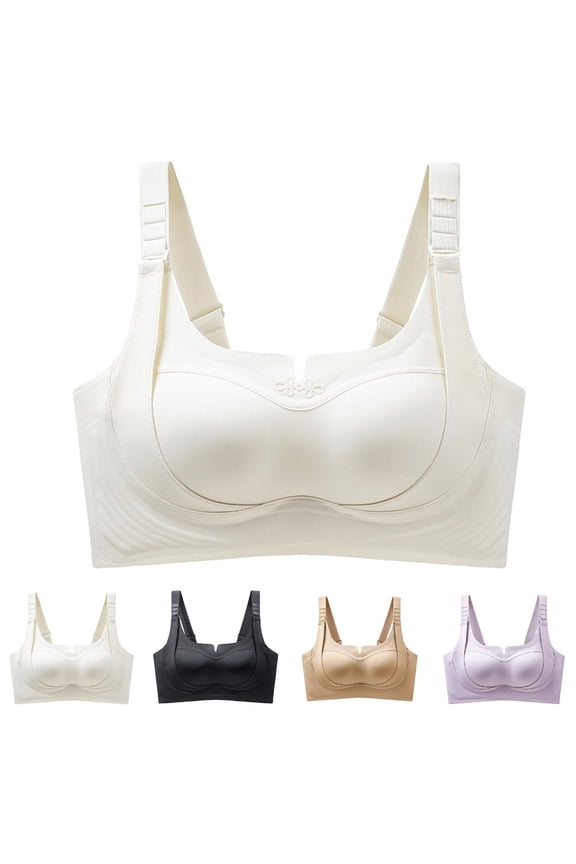 Womens Rosy Lift Bras Push Up Full Coverage Custom Bust Shaping Bra Wireless Comfy Soft Bralettes for Seniors 2026 24# White 38