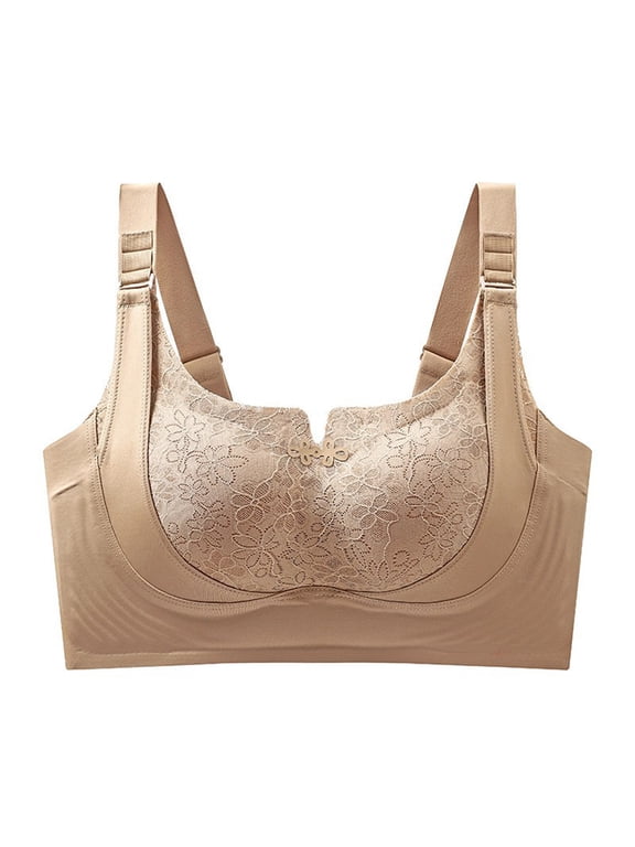 Womens Rosy Lift Bras Push Up Full Coverage Custom Bust Shaping Bra Wireless Comfy Soft Bralettes for Seniors 2026 Brown XL