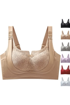 Womens Rosy Lift Bras Push Up Full Coverage Custom Bust Shaping Bra Wireless Comfy Soft Bralettes for Seniors 2026,Coffee,42