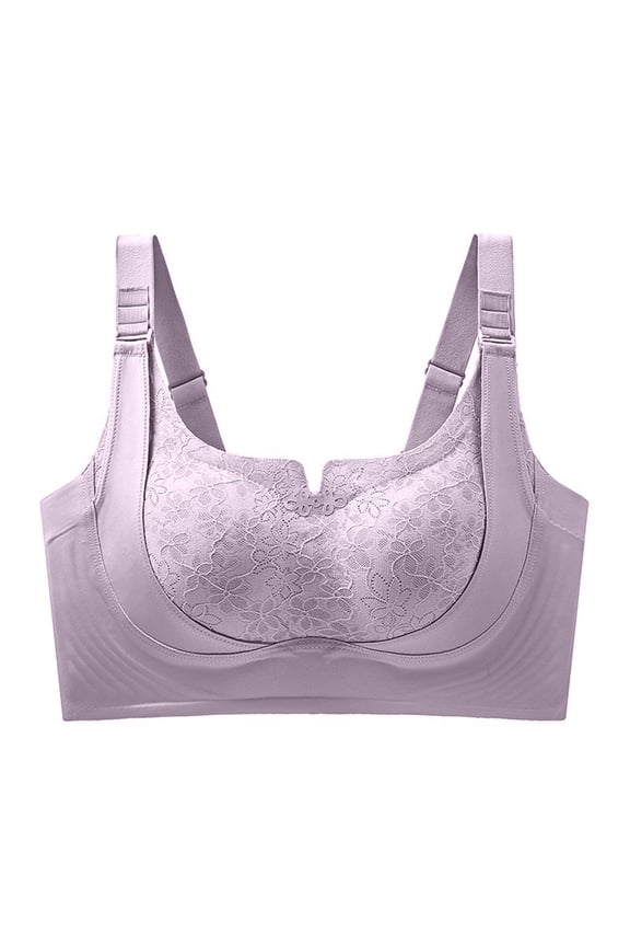 Womens Rosy Lift Bras Push Up Full Coverage Custom Bust Shaping Bra Wireless Comfy Soft Bralettes for Seniors 2026 Purple 2XL