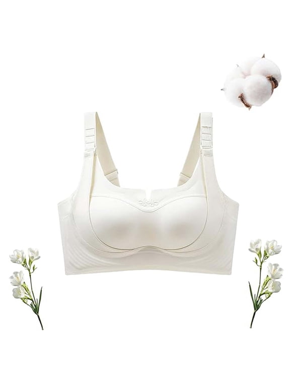 Womens Rosy Lift Bras Push Up Full Coverage Custom Bust Shaping Bra Wireless Comfy Soft Bralettes for Seniors 2026(White XL)