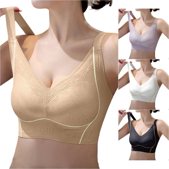 Womens Rosy Lift Bras Push Up Full Coverage Custom Bust Shaping Bra Wireless Comfy Soft Bralettes for Seniors 2026
