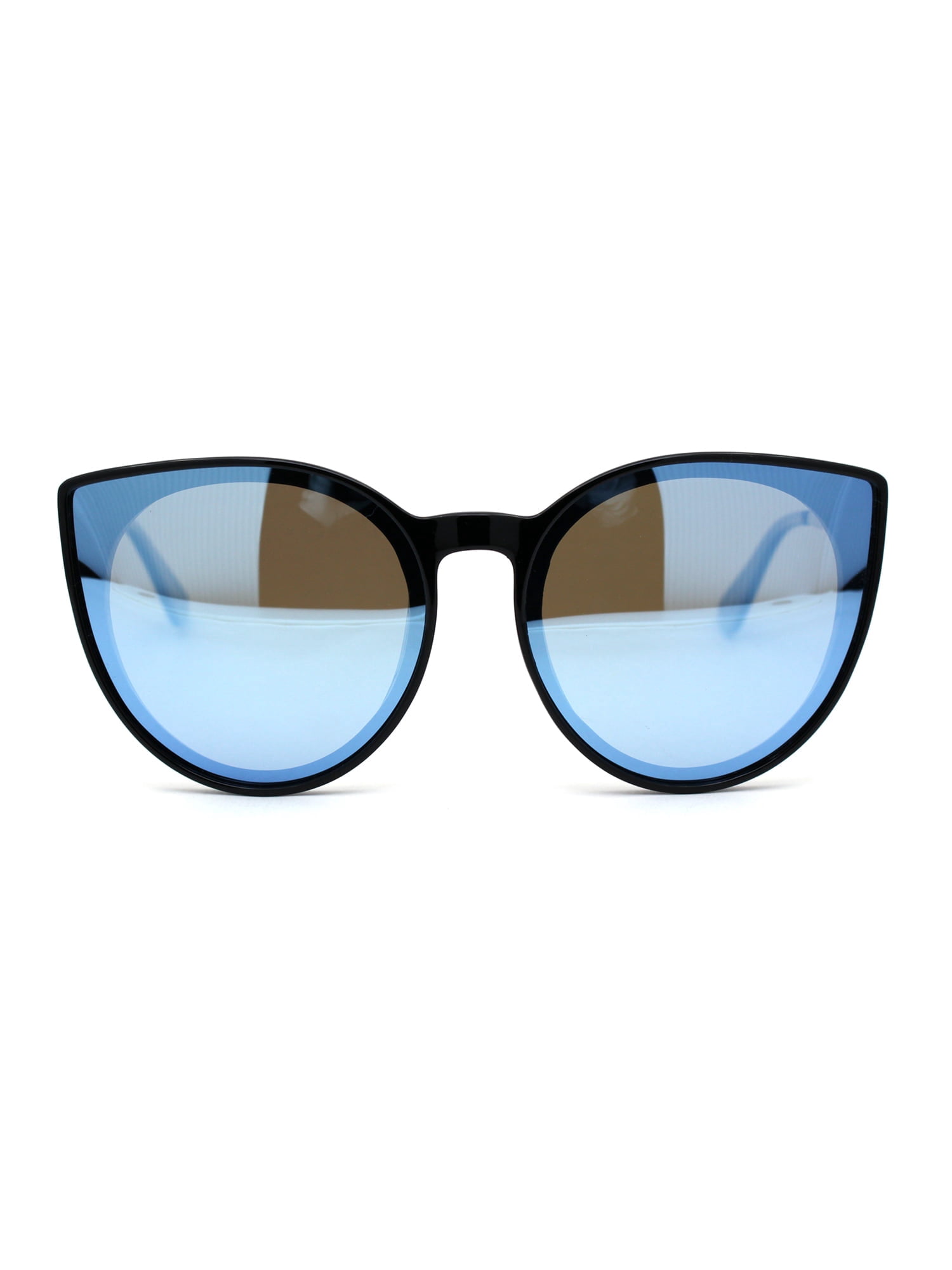 NEW Vintage Oversize Sunglasses | Non RX | Round Style | Blue Plastic | #846 Amazon.com: SA106 Oversized Round Goggle Style Thick Temple  main image 3