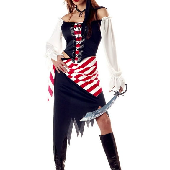Womens Ruby The Pirate Beauty Adult Halloween Costume Set
