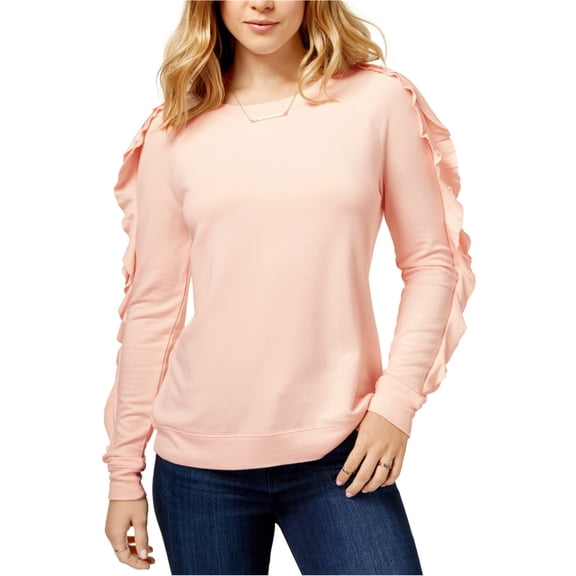 Womens Ruffled Sweatshirt