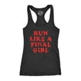 thumbnail image 1 of Womens Run Like A Final Girl  Fitness Tank Funny Horror Movie Halloween Sarcastic Fitness Tanktop, 1 of 8