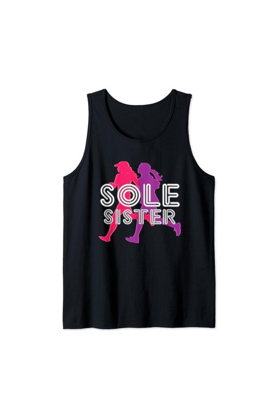 Womens Running Buddy Shirt Sole Sister Tank Top Size S-3XL