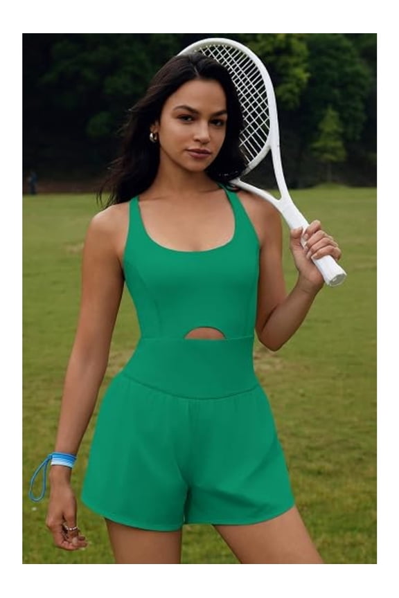 Womens Running Onesie Workout Rompers Athletic Romper One Piece Outfits Exercise Jumpsuits Gym Yoga Clothes