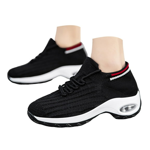 Womens Running Shoes 2025 Comfort Lace up Air Cushion Tennis Work Walking Sneakers for Plantar Fasciitis