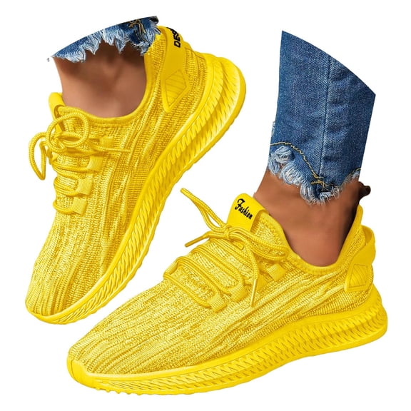 Womens Running Shoes Lightweight Tennis Walking Shoes Non Slip Gym Workout Breathable Mesh Sport Sneakers