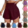 thumbnail image 1 of Womens Running Shorts Athletic Workout Shorts Gym Elastic Running Shorts for Women Workout & Casual ( S), 1 of 6