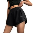 thumbnail image 1 of Womens Running Shorts Women's Gym Shorts Summer Casual Sports Shorts Solid Color Elastic Waist Shorts for Women Loose Fit Quick Dry Training Joggers, 1 of 5