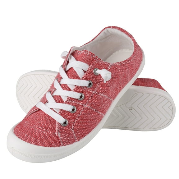 Womens Running Walking Jogging Sneakers Casual Light Canvas Shoes