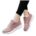 thumbnail image 1 of Womens Running Walking Tennis Shoes Lightweight Breathable Mesh Lace up Nurse Nursing Driving Golf Flats Sneakers, 1 of 7