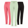 thumbnail image 1 of DARESAY Women’s Fleece Jogger Sweatpants 3-Pack with Pockets, Soft Casual Lounge & Workout Pants with Elastic Waist and Ribbed Cuffs, Sizes S–XXL, 1 of 8