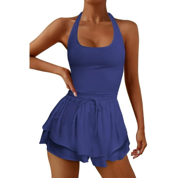 Womens Running Workout Rompers Outfits Exercise Golf Skorts Onesie Athletic Tennis Dresses Short Jumpsuits for Women