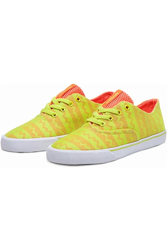 Womens SUPRA Wrap Yellow Orange Shoes Low Top Sneakers Easter Colors Size 9