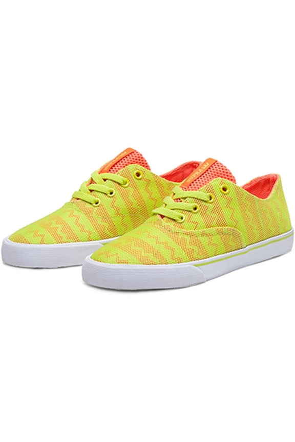Womens SUPRA Wrap Yellow Orange Shoes Low Top Sneakers Easter Colors Size 9