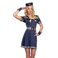 thumbnail image 1 of Womens Sailor Costume Dress Hat & Wrist Cuffs XL (14-16), 1 of 5