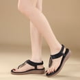 thumbnail image 1 of Womens Sandal Oofos Slides Women's Fashion Casual Home Comfortable Light Fish Mouth Sandals Black, 1 of 9