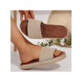 thumbnail image 1 of Womens Sandals Bohemian Flat Slide Beach & Summer Open Toe Comfortable Design, 1 of 9
